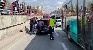 4 araç birbirine girdi: 1 yaralı
