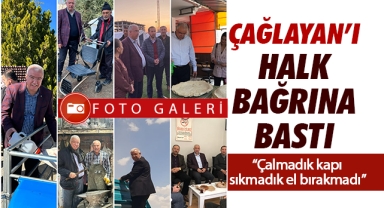 Abidin Çağlayan'ı halk bağrına bastı