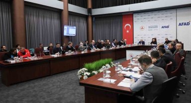 AFAD'da deprem bölgesi için koordinasyon toplantısı
