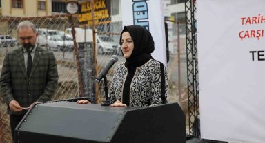 Akyurt tarihi Merkez Camii çevre düzenlemesinde temel atıldı