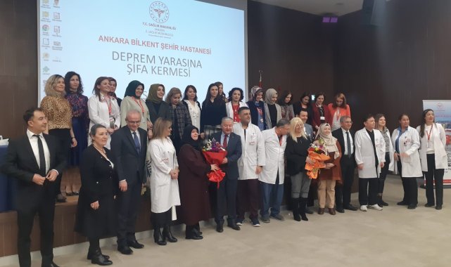 Ankara Bilkent Şehir Hastanesi, 'Deprem Yarasına Şifa Etkinliği ve Dikiş Atölyesi' düzenledi