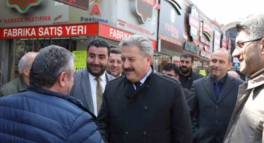 Başkan Palancıoğlu'ndan esnaf ziyareti