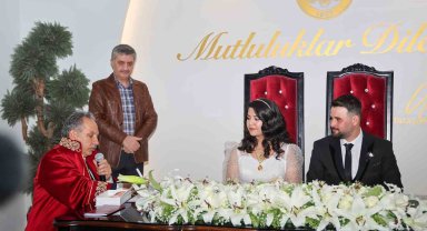 Elbistan'da tanıştılar Talas'ta evlendiler