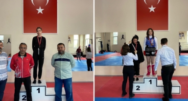 Ermenek'in muay thaici kızlarından 5 altın, 1 gümüş