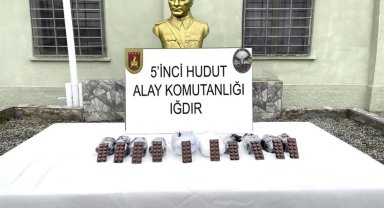 Hudut Kartalları sınır güvenliğinde taviz vermiyor: Çok sayıda mühimmat ele geçirildi