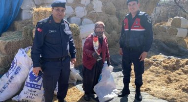 Jandarmadan kadınlara 8 Mart karanfili