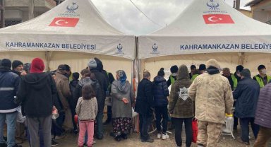 Kahramankazan Belediyesinden deprem bölgesi Malatya'da iftar yemeği