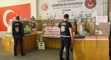 Kapıkule Gümrük Kapısı'nda 48 milyon lira değerinde kaçak elektronik sigara ele geçirildi
