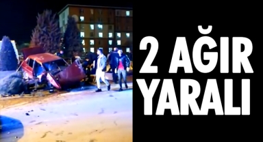 Karaman'da trafik kazası: 2 ağır yaralı