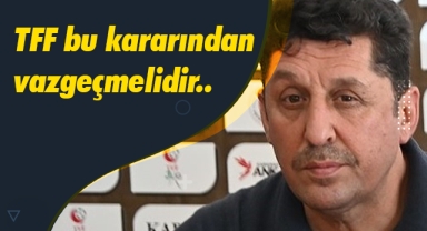 Karaman FK Başkanı Süleyman Han: “TFF bu kararından vazgeçmelidir”