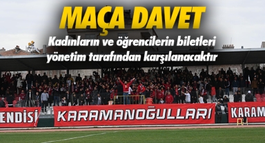 Karaman FK - Ergene Velimeşe müsabakasına davetlisiniz