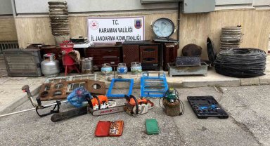 Karaman'da aile görüntüsü vererek hırsızlık yapan 4 kişi yakalandı