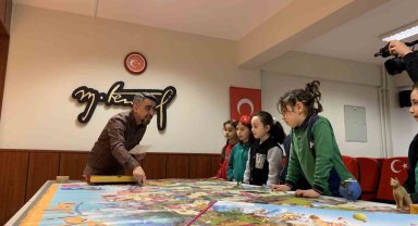 Minikler hem eğlendi hem de afet konusunda bilgilendi