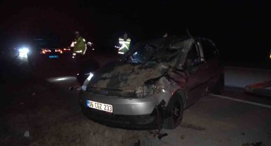 Navigasyonu ayarlarken dikkati dağıldı, otomobili ile takla attı