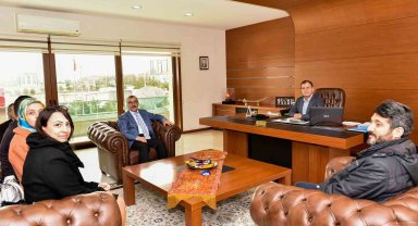 Rektör Gavgalı, üniversite-sanayi iş birliği çerçevesinde ziyaretlerde bulundu