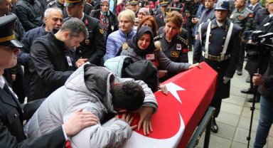 Şehit Albay Adalıoğlu gözyaşlarıyla son yolculuğuna uğurlandı