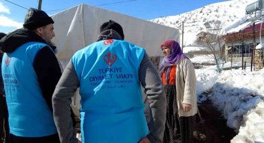 TDV deprem bölgelerinde lojistik merkezleriyle faaliyet gösteriyor