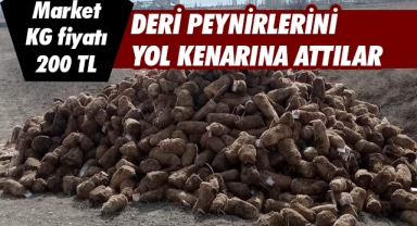 Vicdansızlığın böylesi: Deri peynirlerini çöpe attılar