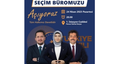 AK Parti Karaman Seçim Bürosu Açılıyor