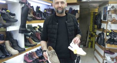 Ayakkabı satıcıları bayramdan umutlu