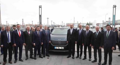 Başkan Altay ve milletvekilleri Aday Tanıtım Programına TOGG ile geldi
