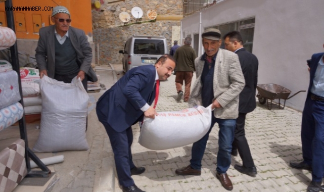 BBP Karaman adayları Sarıveliler'e çıkarma yaptı