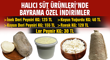 Halıcı Süt Ürünleri'nden Bayrama Özel İndirimler