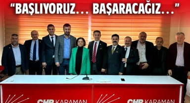 Karaman'da CHP startı verdi!
