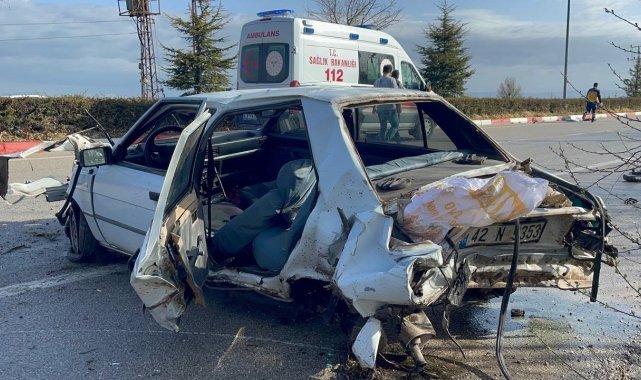 Karaman'da üç otomobilin karıştığı zincirleme kaza: 3 yaralı