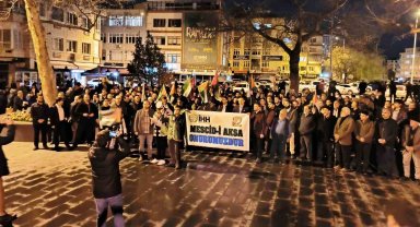 Kayseri'de İsrail Terörü Lanetlendi