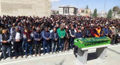 Kazada ölen 2 mermer işçisi Karaman'da son yolculuğuna uğurlandı