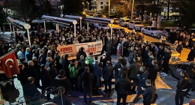 Kudüs'teki zulme karşı tepki göstermek için bir araya geldiler