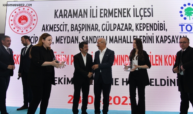 Lütfi Elvan Karaman’da Afet Konutları Kura Çekimine Katıldı