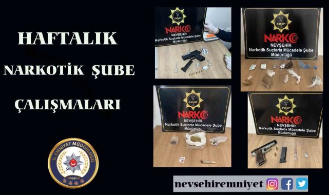 Nevşehir'de narkotik operasyonu; 18 gözaltı