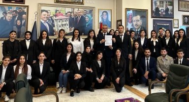 Polis Meslek Eğitim Merkezi 29. dönem yedek adaylarından Canpolat'a ziyaret