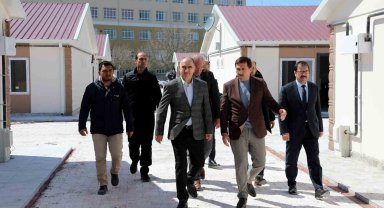 Vali Özkan ve Başkan Kılca, Karatay Konukevi'nde incelemelerde bulundu