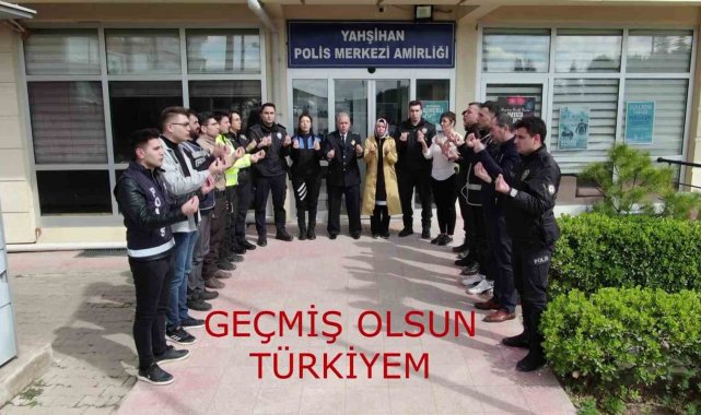 Yahşihan polisi depremzedeleri unutmadı