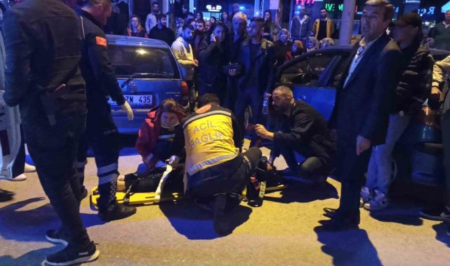 Yayaya çarpan sürücü aracını park edip gitti