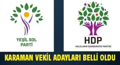 Yeşil Sol Parti Karaman milletvekili adayları