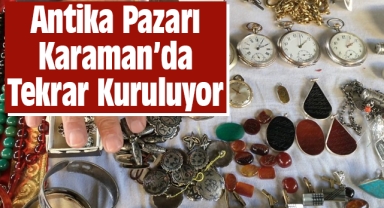 Yoğun İlgi Gören Antika Pazarı yarın yine Çarşamba Pazarında Kuruluyor