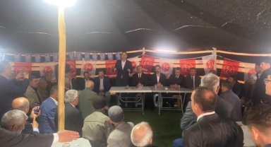 Yörük çadırındaki bayramlaşma programına yoğun ilgi