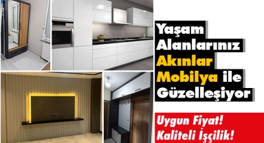 Akınlar Mobilya Yaşam Alanlarınıza Şıklık Katıyor