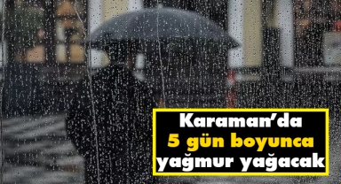 Karaman 5 günlük hava durumu