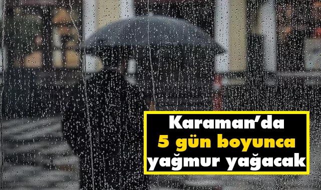 Karaman 5 günlük hava durumu
