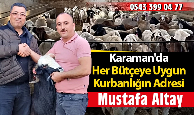 Karaman'da Her Bütçeye Uygun Kurbanlığın Adresi Burası