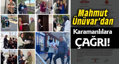 Mahmut Ünüvar: ‘’Gelin, geleceği birlikte kucaklayalım’’