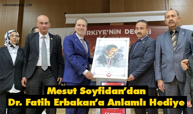 Mesut Soyfidan’dan Dr. Fatih Erbakan’a Anlamlı Hediye