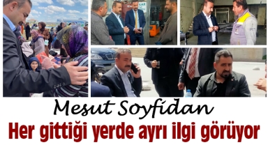 Mesut Soyfidan her gittiği yerde ayrı ilgi görüyor