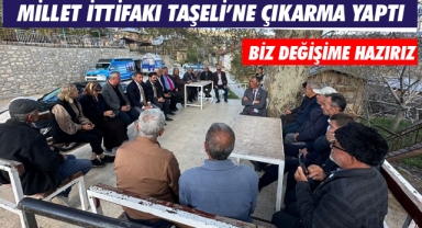 Millet İttifakı Taşeli’ne Çıkarma Yaptı