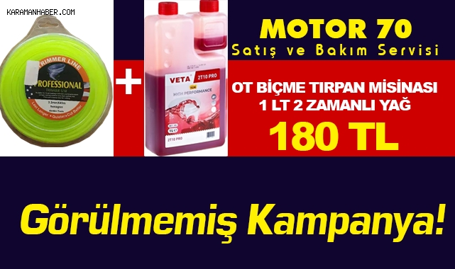 Motor 70'den görülmemiş kampanya